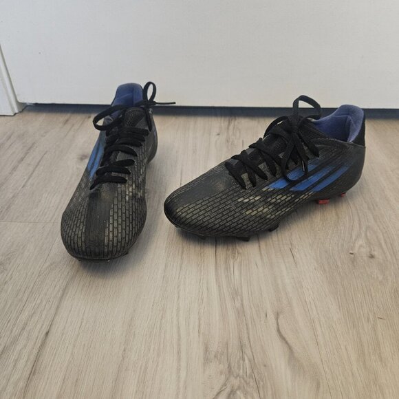 adidas X Speedflow.3 FG Cleats - Black/Blue - Size 6.5 - Picture 3 of 9